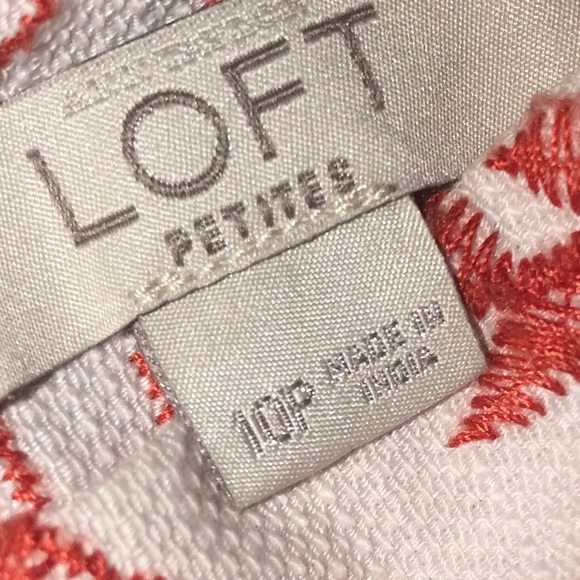 LOFT Embroidered Lace Shift Skirt - Picture 3 of 3